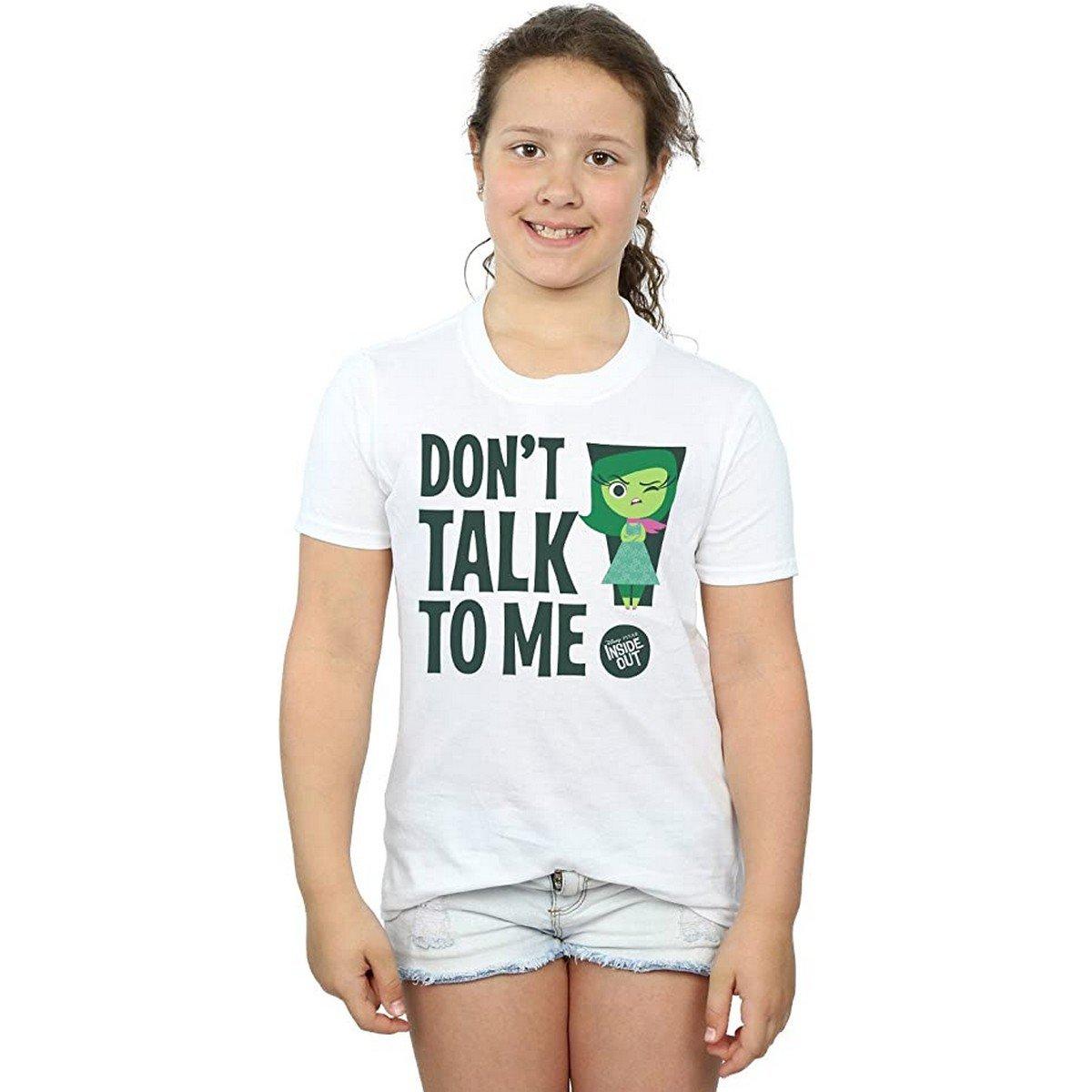 Image of Don't Talk To Me Tshirt Mädchen Weiss 128