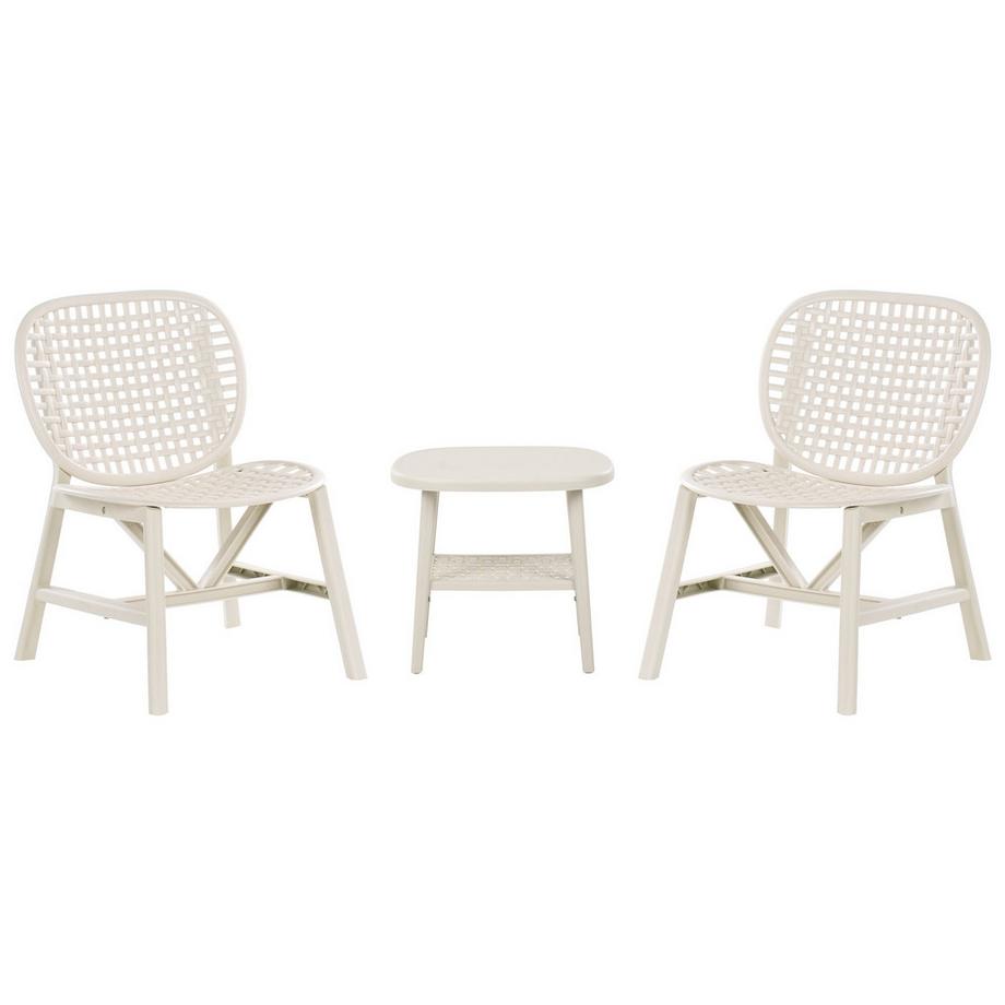 Beliani Ensemble pour bistro en Polypropylène Rétro SICELLE  