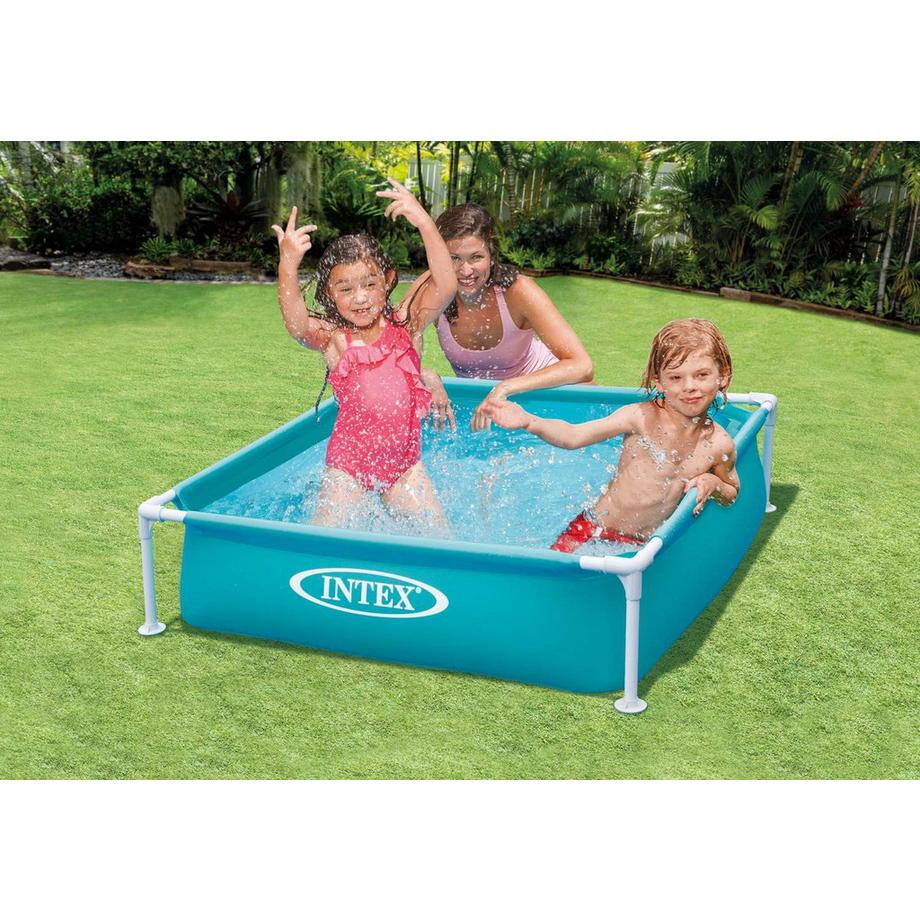 Intex  Piscina per bambini con cornice quadrata 122x122x30 cm INTEX 57173 