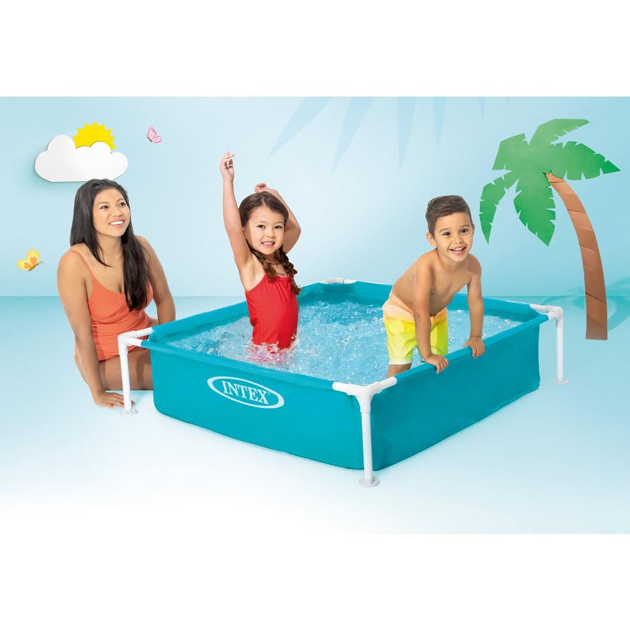 Intex  Piscina per bambini con cornice quadrata 122x122x30 cm INTEX 57173 