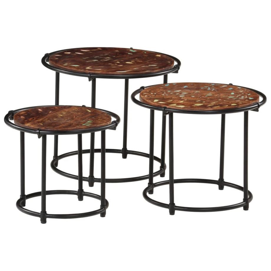 VidaXL  Satztisch holz 