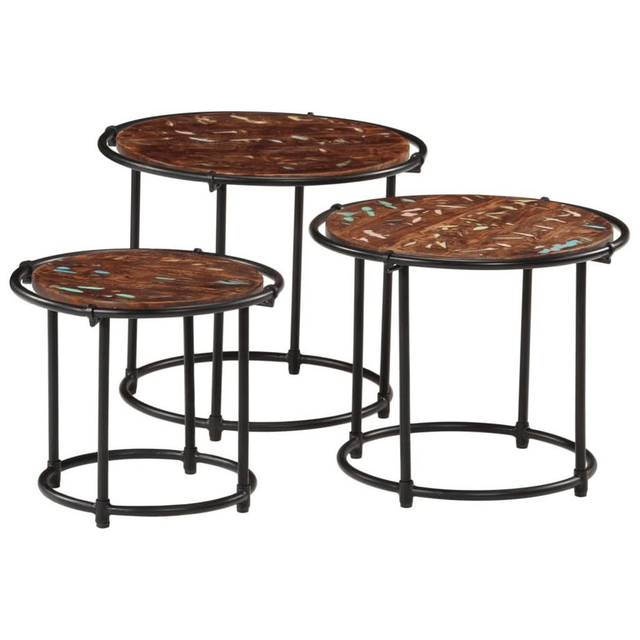 VidaXL  Satztisch holz 