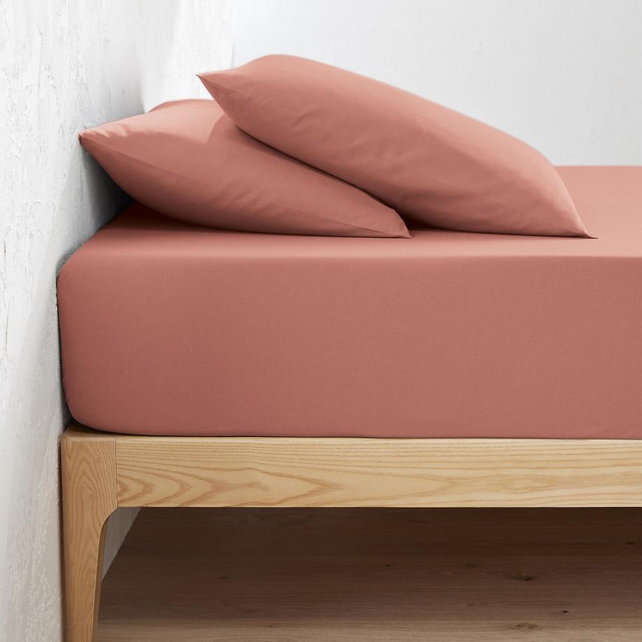 La Redoute Intérieurs Scenario Lenzuolo con Angoli in Cotone Biologico Tinta Unita  