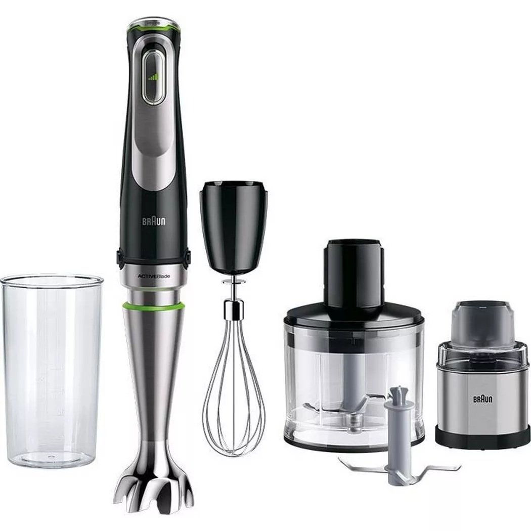 Braun MultiQuick 9 MQ9138XI 0.6 L Immersion blender 1200 W Black, Stainless steel
