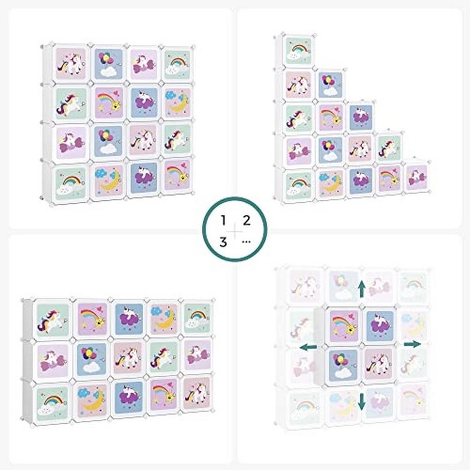 Pricenet  Étagère cube de conte de fées de rêve pour le rangement des enfants 