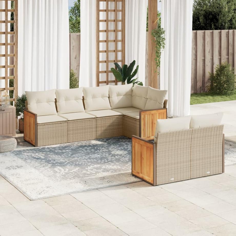 VidaXL Garten sofagarnitur poly-rattan  