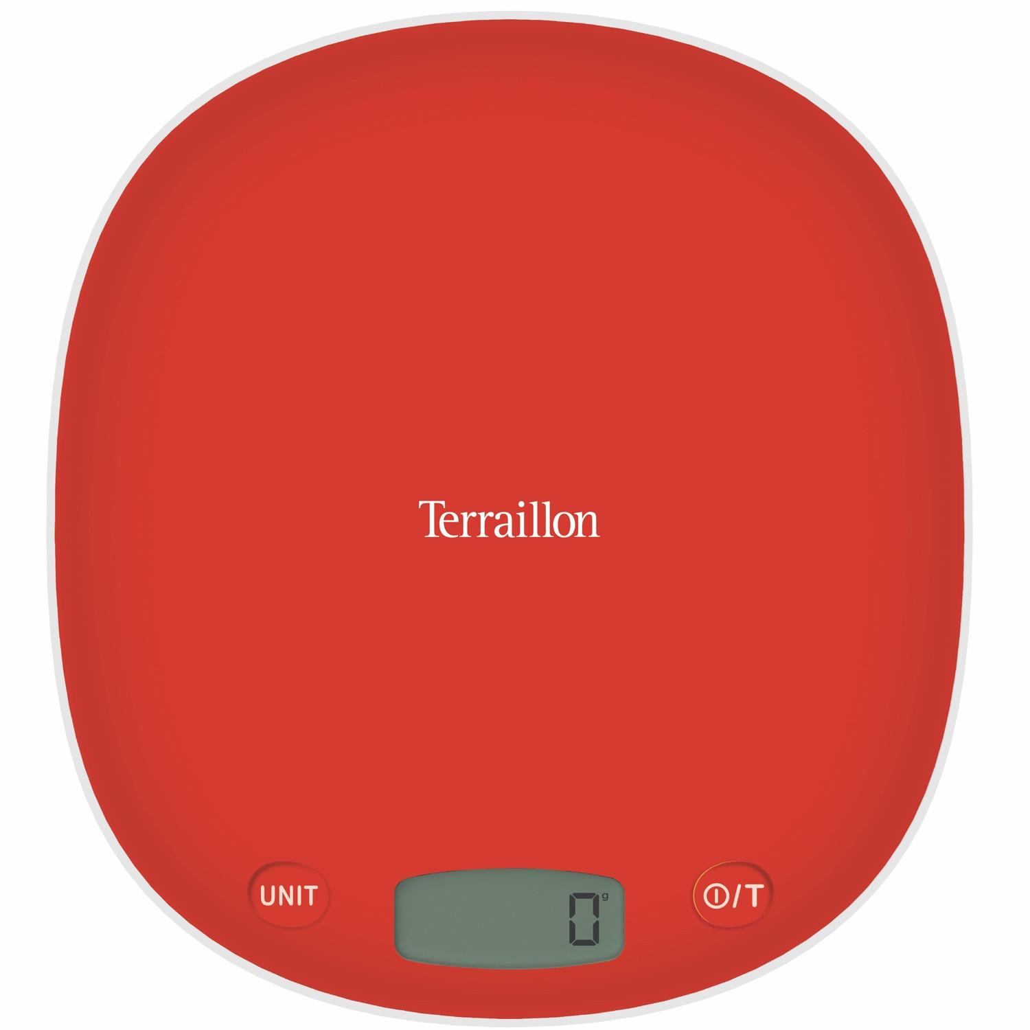 Terraillon Bilancia da cucina Macaron+ Riciclato 70%, 5 kg  