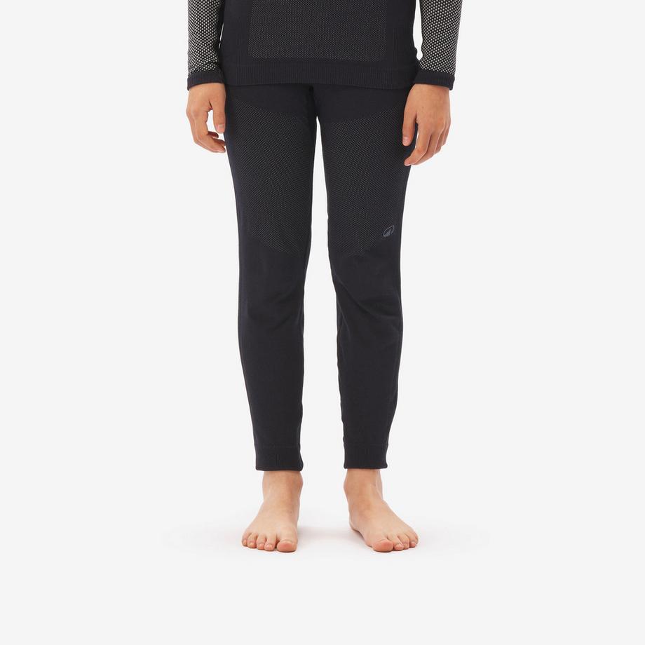 QUECHUA  Skiunterhose Kinder Lang Nahtlos 