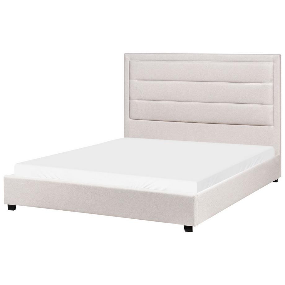 Lit avec sommier en Tissu Scandinave ROUEN