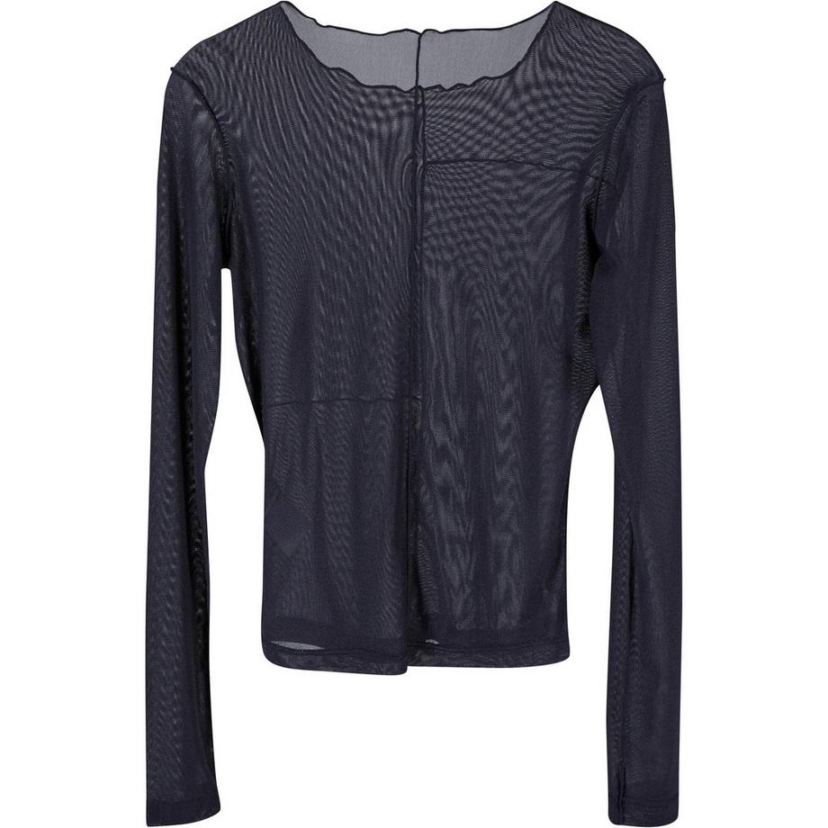 URBAN CLASSICS Mesh Langarmshirt Exposed Seam  