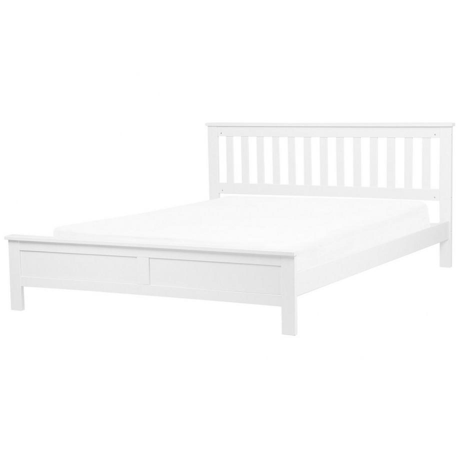 Beliani Bett mit Lattenrost aus Kiefernholz Skandinavisch MAYENNE  