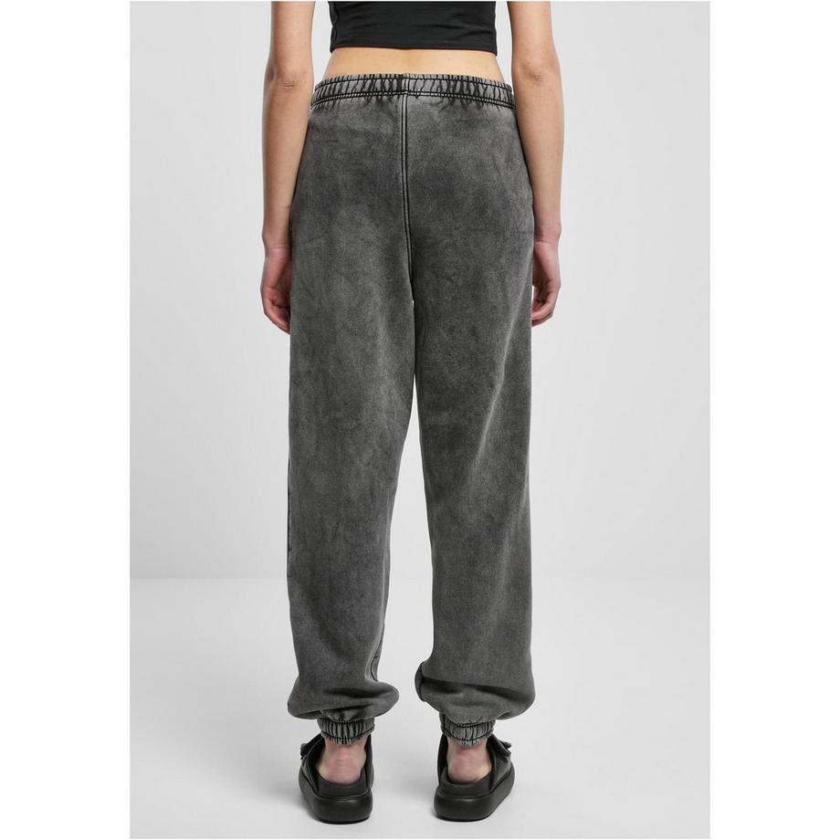 URBAN CLASSICS Pantaloni Vita Alta Stone Washed  