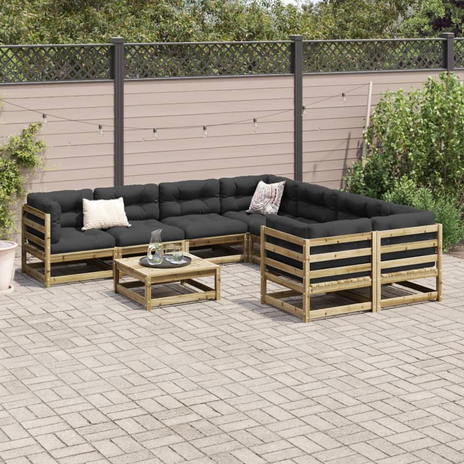 VidaXL Garten sofagarnitur imprägniertes kiefernholz  