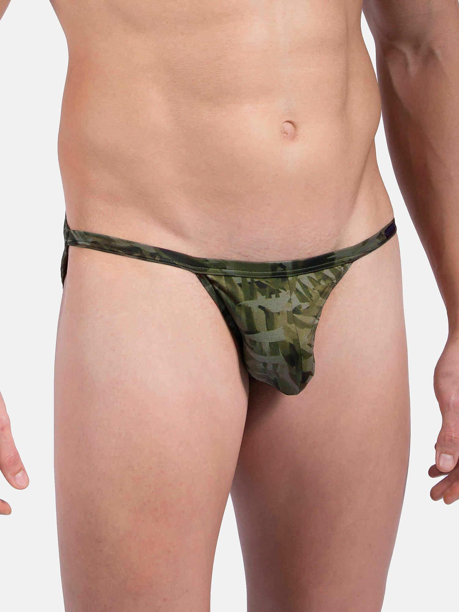 Image of Athletischer Slip Herren Grün XXL