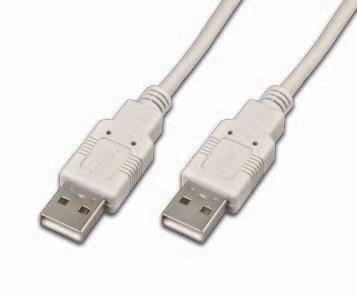 Triotronik  USB A-A MM 5.0 GR USB Kabel 5 m USB 2.0 Weiß 