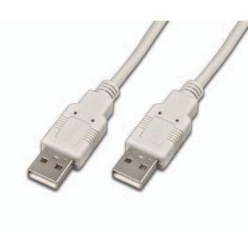 USB A-A MM 5.0 GR câble USB 5 m USB 2.0 Blanc