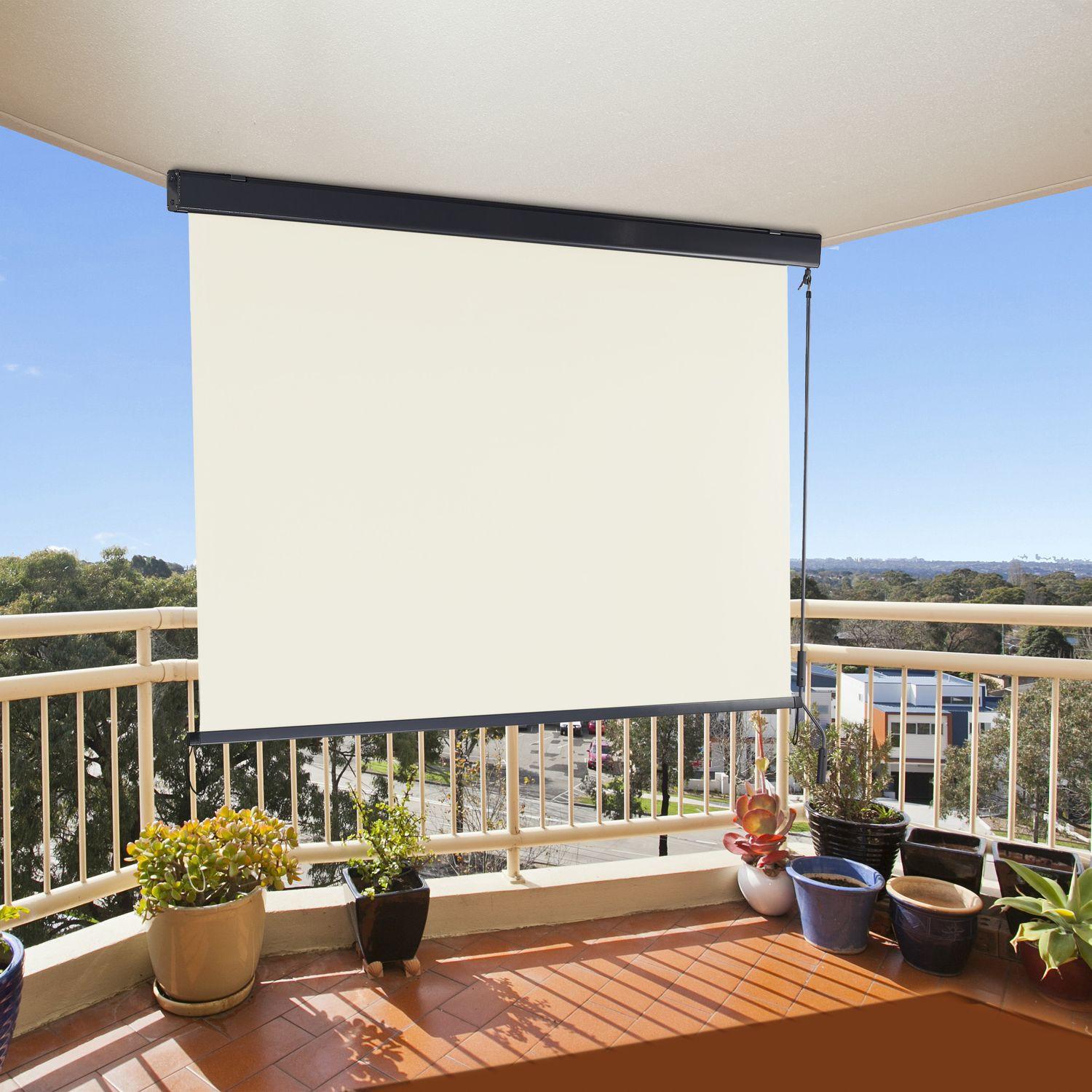 Northix Beige Senkrechtmarkise mit Kurbel  