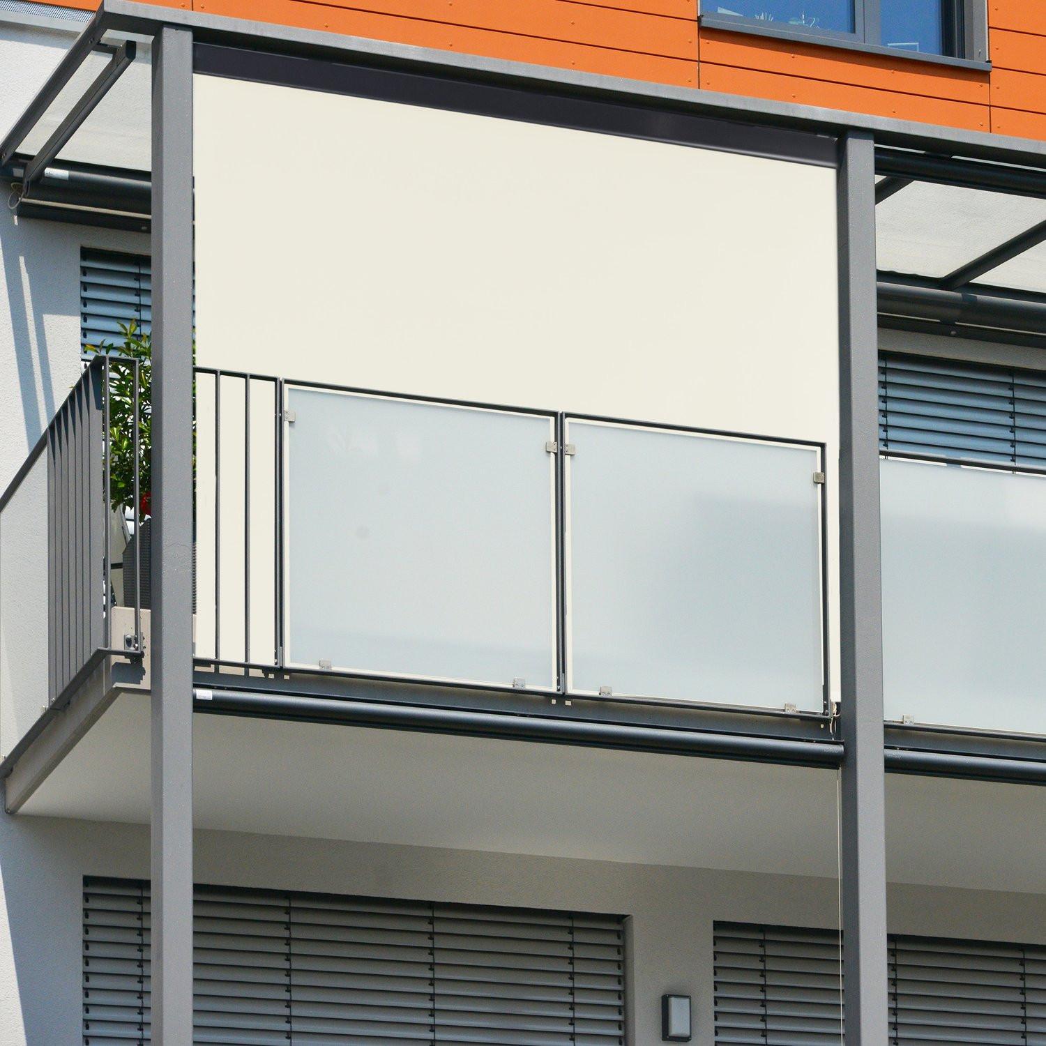 Northix Beige Senkrechtmarkise mit Kurbel  