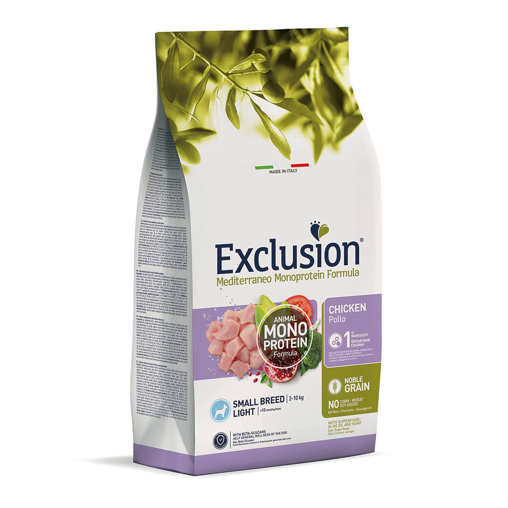 Exclusion  Mediterraneo Light Adult Pollo Piccolo 