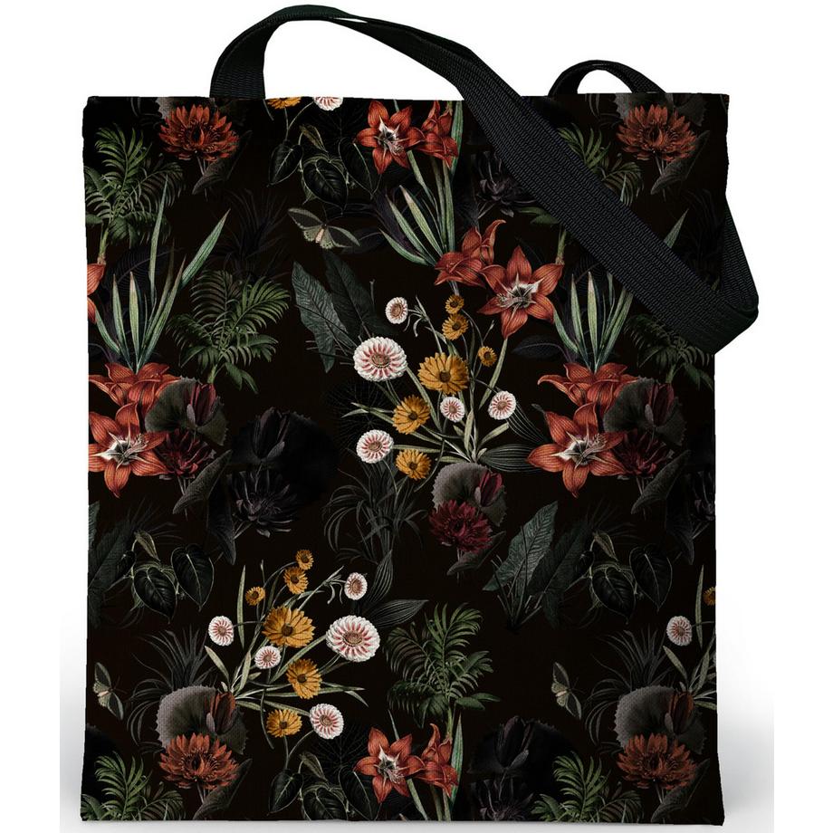 Only-bags.store Borsa tote estetica con cerniera Borsa in juta stampata  