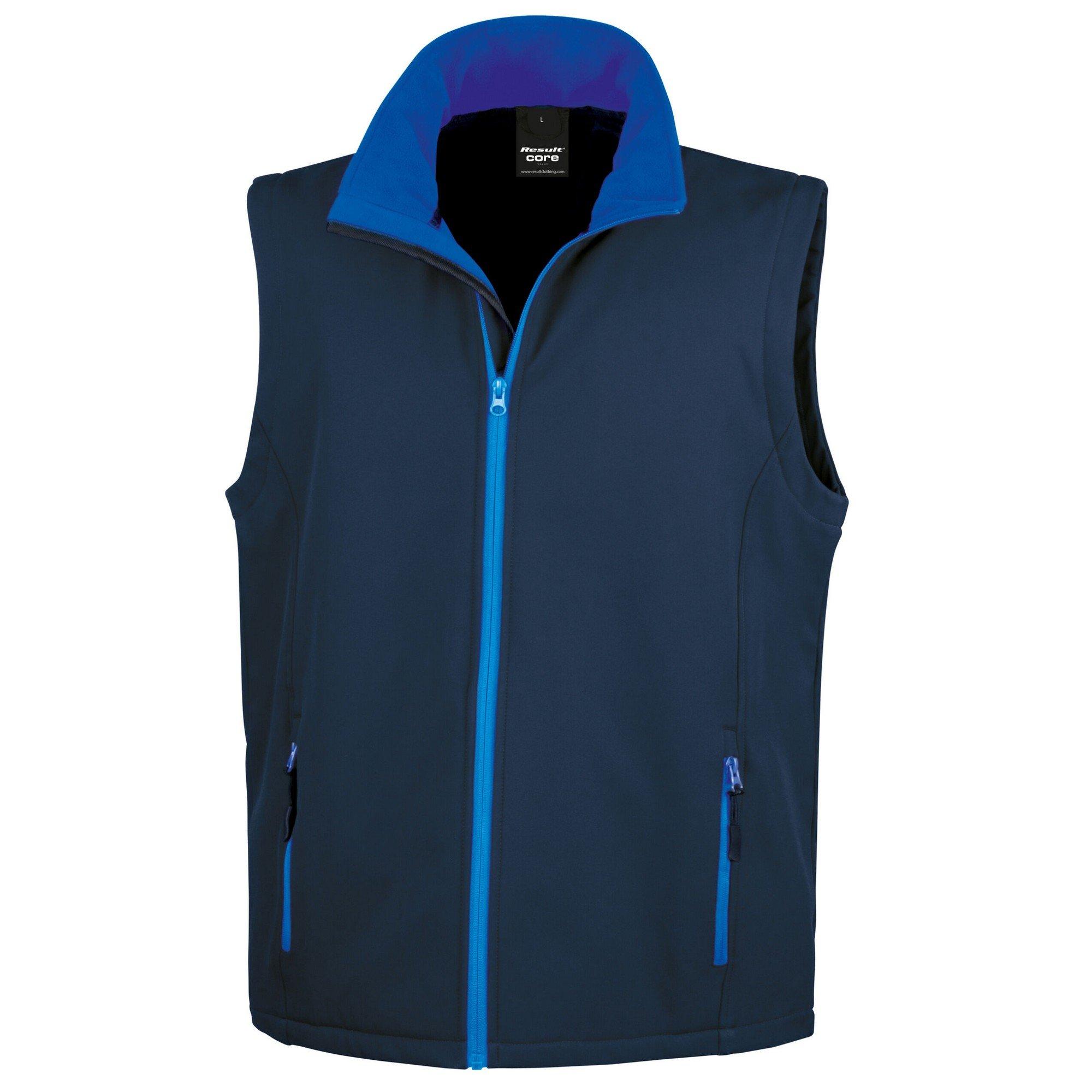 Image of Printable Weste Herren Blau XL