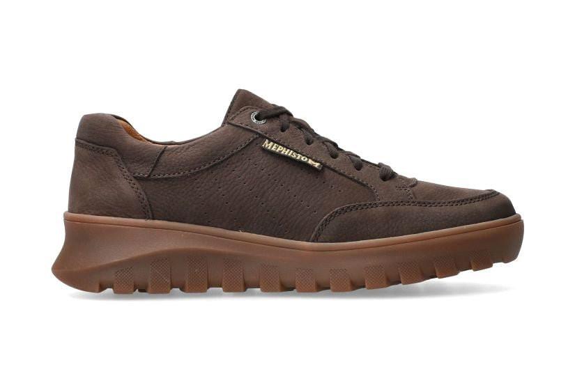 Image of Flynn - Nubuk Sneaker Herren Braun 40