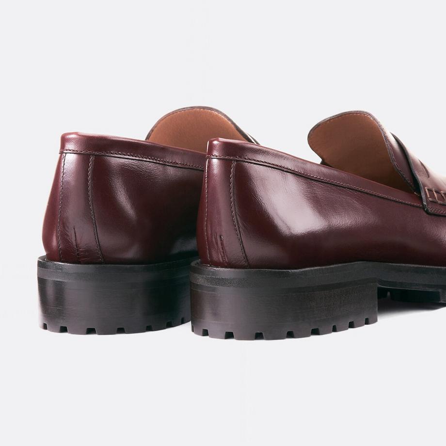 La Redoute Collections Arlette Signature Mocassins en cuir lisse  