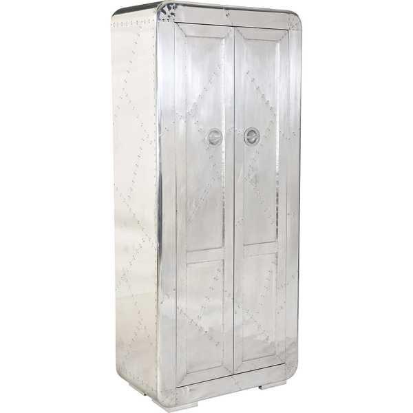 Image of Schrank Aero silber 80x180 Schrank Aero silber 80x180