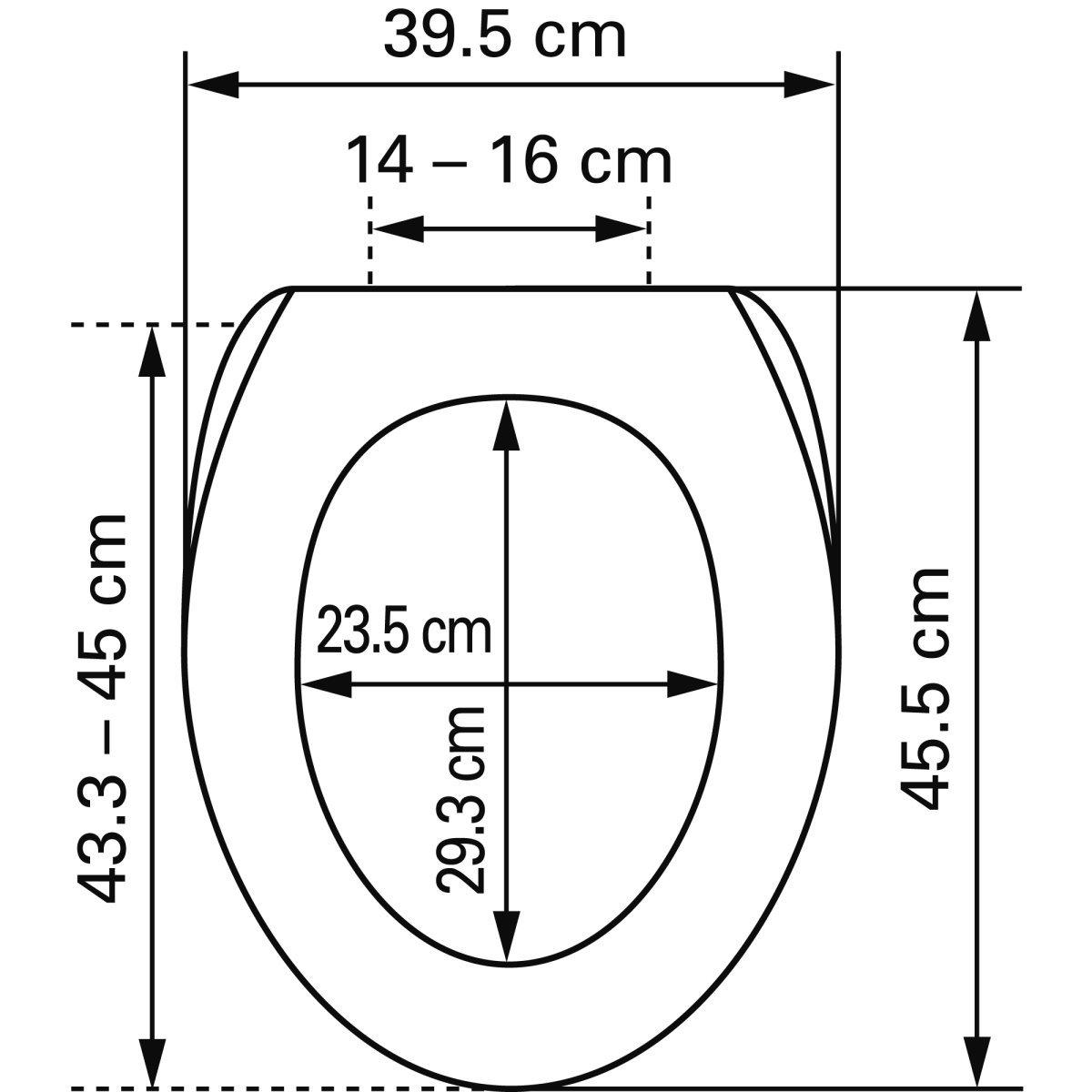 diaqua  Sedile WC Spotline poliprop. bianco (stella alpina) 