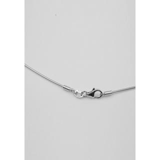 MUAU Schmuck  Collier omega en or blanc 750, 1mm, 45cm 