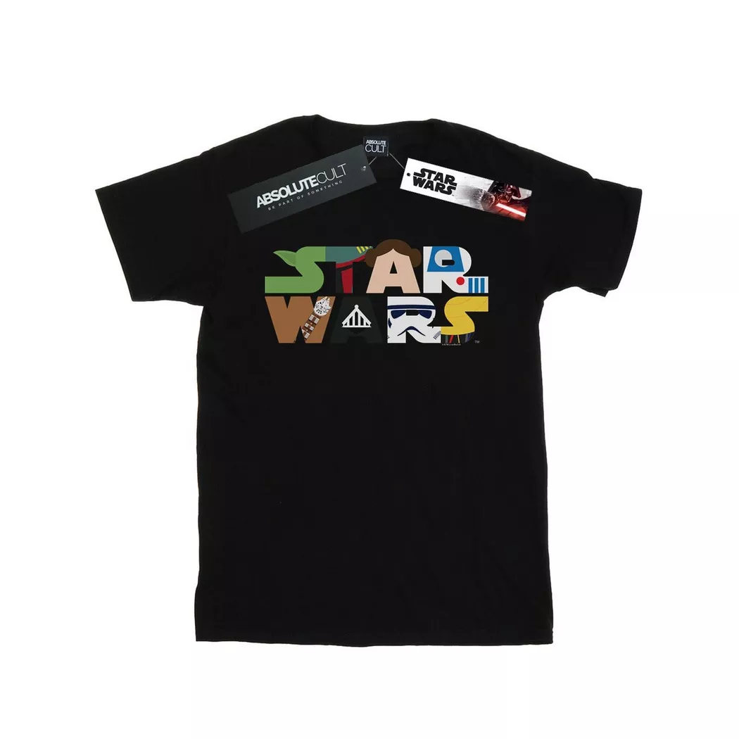 STAR WARS - TShirt, für Damen, Schwarz, Größe S