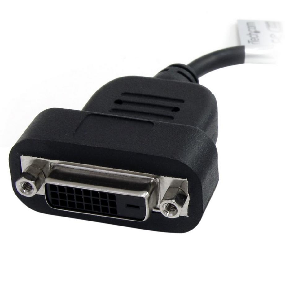 STARTECH.COM  StarTech.com Adattatore DisplayPort a DVI - Adattatore compatto da DisplayPort a DVI-D - Dongle DP a DVI Monitor/Display 1080p - Convertitore video 1080p con connettore DP a scatto 
