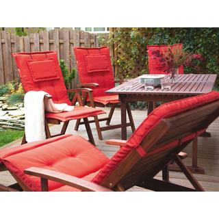 Beliani Gartenstuhlauflage aus Polyester Klassisch TOSCANA  