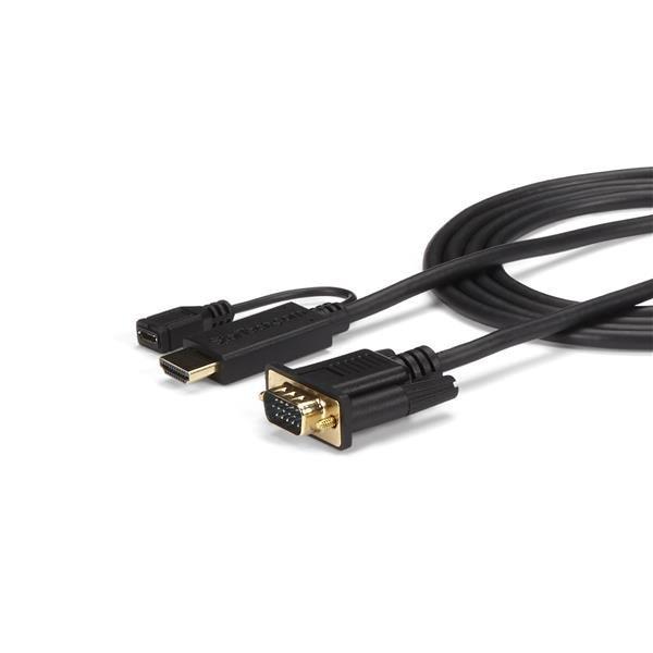 Image of StarTech.com 90cm aktives HDMI auf VGA Konverter Kabel - HDMI zu VGA Adapter