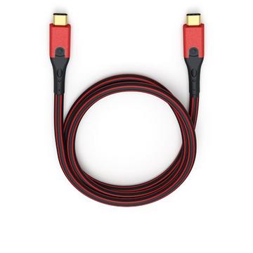 Evolution CC cavo USB 1 m USB 3.2 Gen 2 (3.1 Gen 2) USB C Nero, Rosso