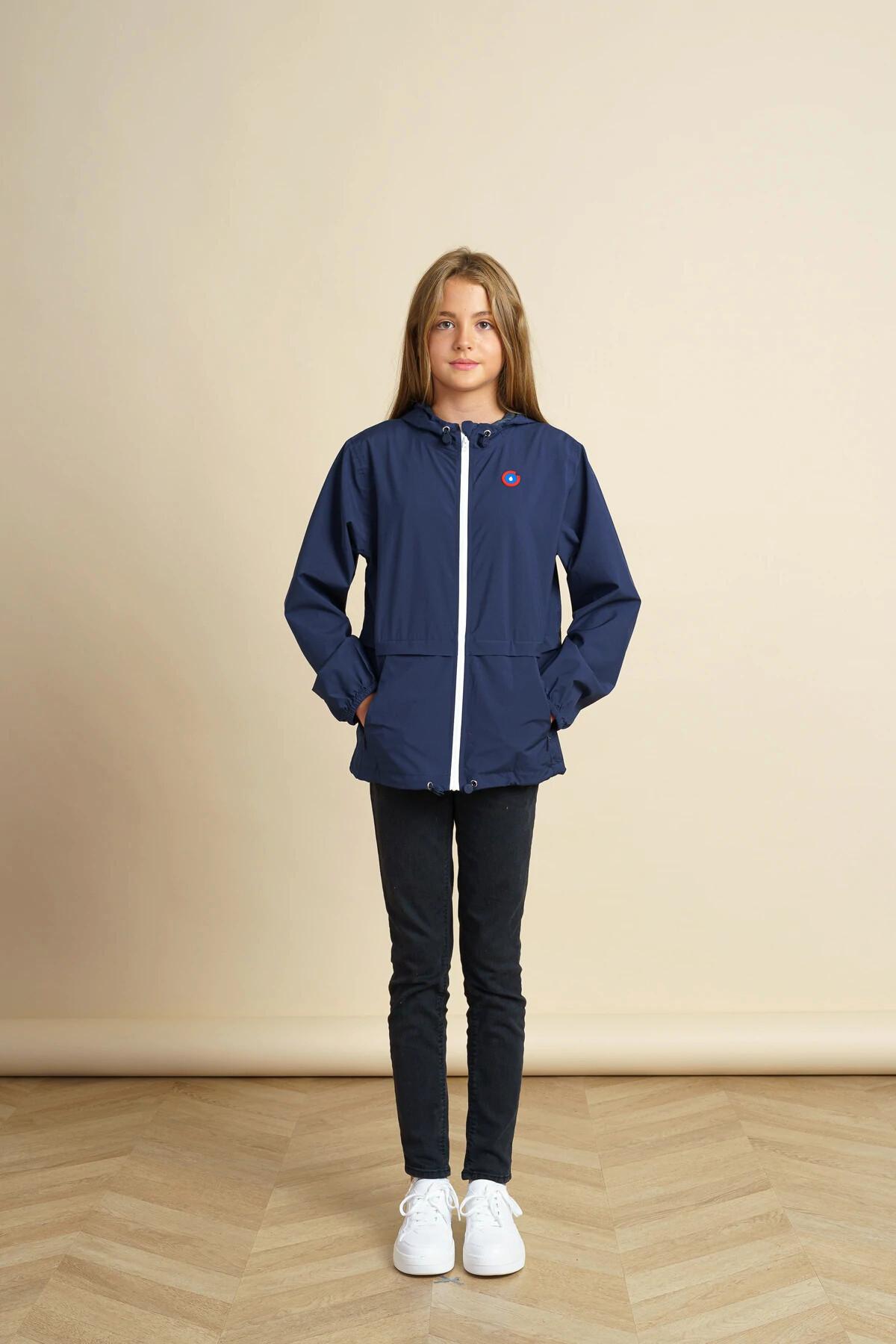 flotte Bastille-4A Veste de Pluie à Capuche  