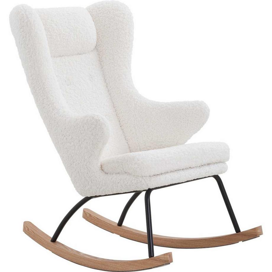 Fauteuil à bascule Teddyfell blanc