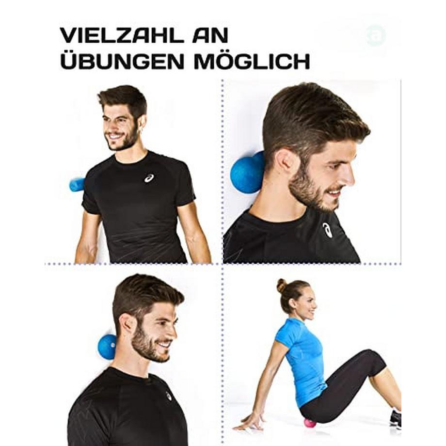 Alopini  Faszien-Starter-Set 5-teilig, Faszienrollen/Faszienbälle bei Verspannungen & Verklebungen 
