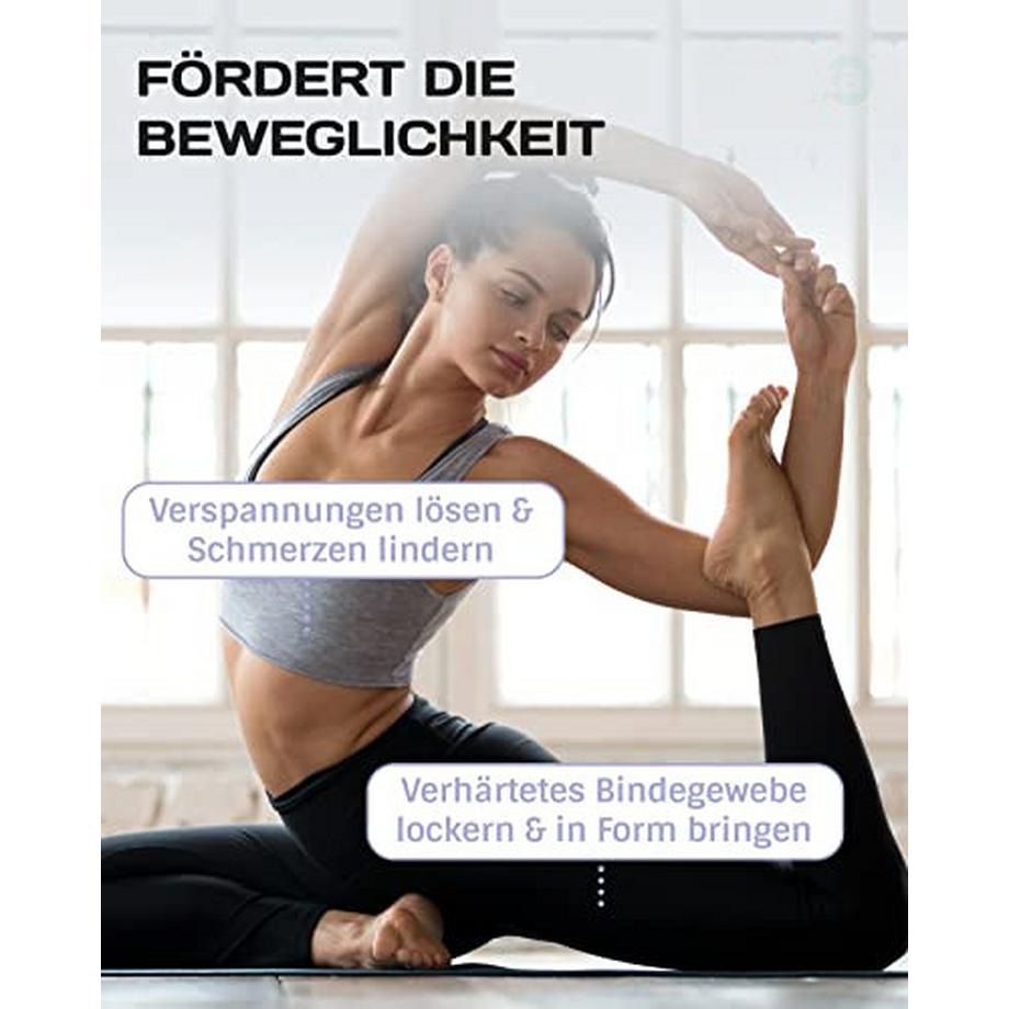 Alopini  Faszien-Starter-Set 5-teilig, Faszienrollen/Faszienbälle bei Verspannungen & Verklebungen 