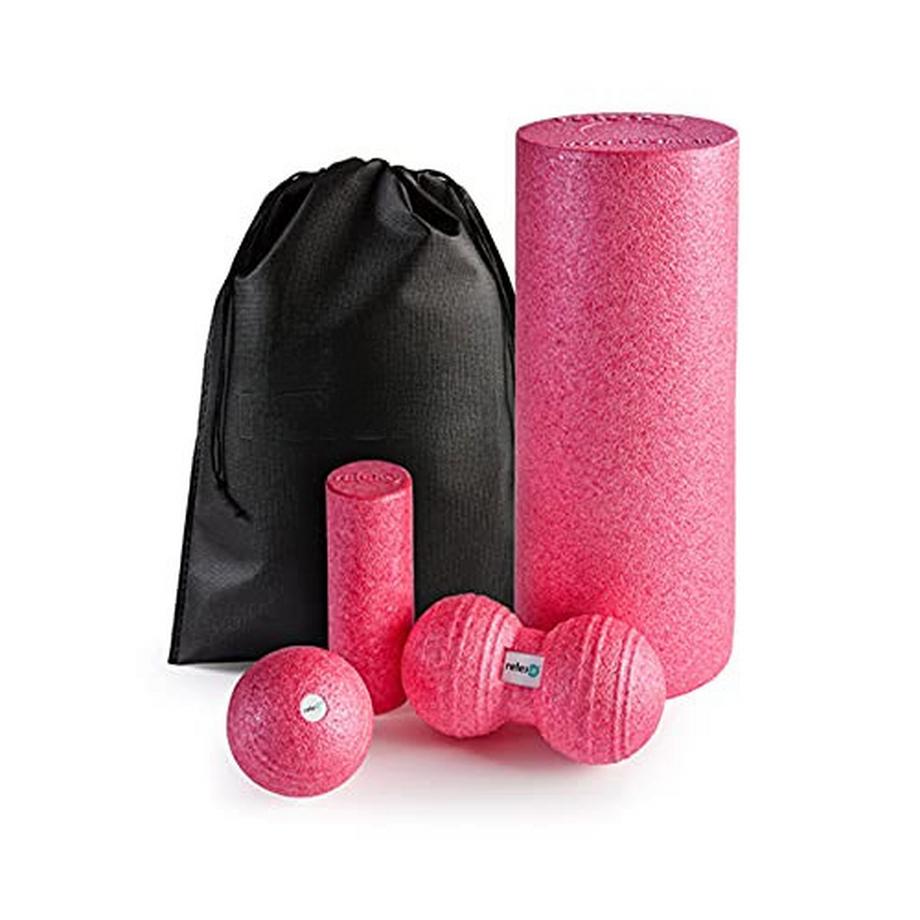 Faszien-Starter-Set 5-teilig, Faszienrollen/Faszienbälle bei Verspannungen & Verklebungen