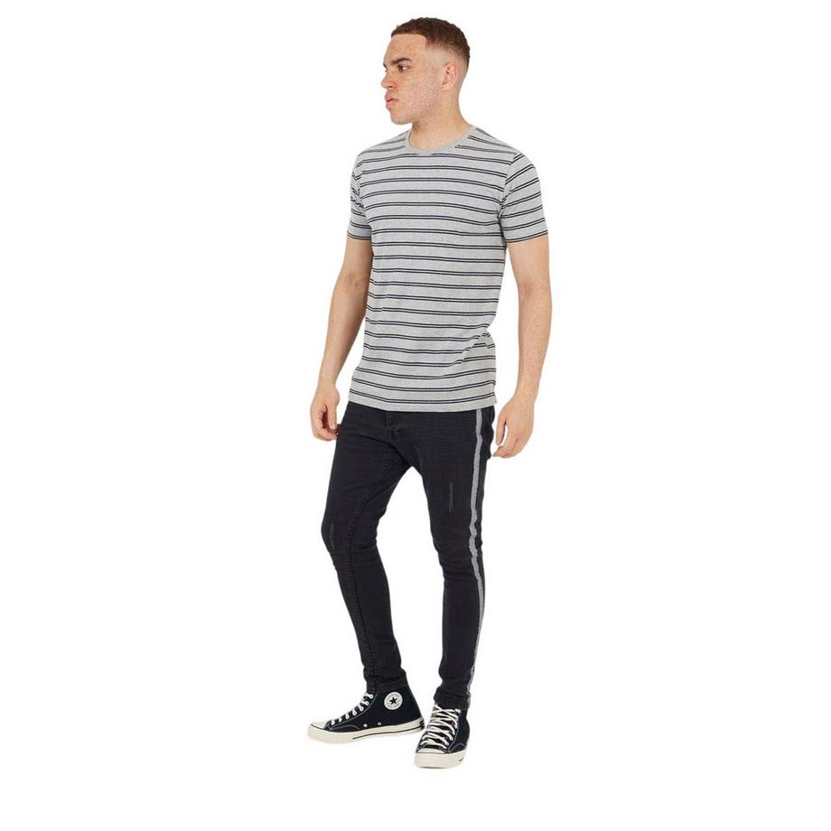 Brave Soul Jeans Skinny con Striscia Laterale  