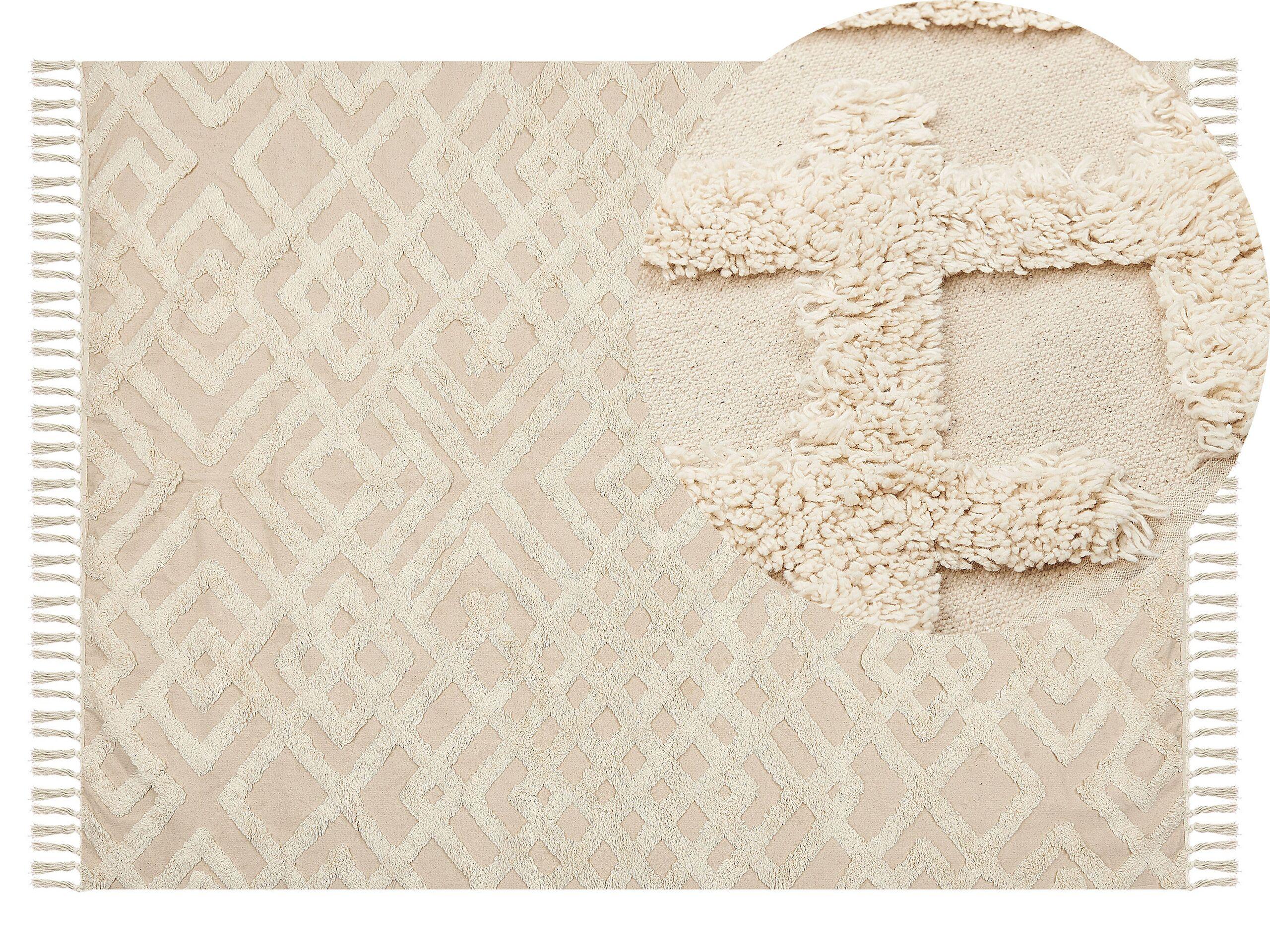 Beliani Tapis en Coton Boho ARDAHAN  