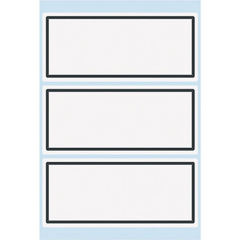 HERMA HERMA Book labels 82x36mm grey frame 6 sh. sticker decorativi  