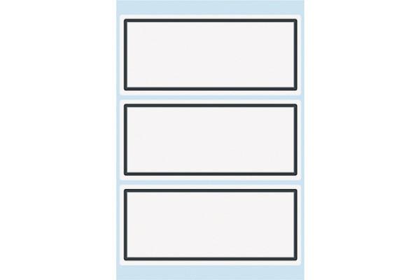 HERMA HERMA Book labels 82x36mm grey frame 6 sh. sticker decorativi  