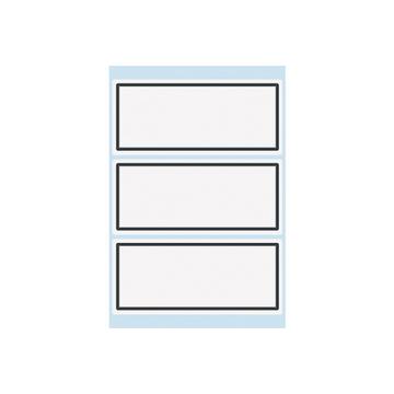 HERMA Heftschilder 36×82mm 5711 Rand grau, liniert 18 Stück