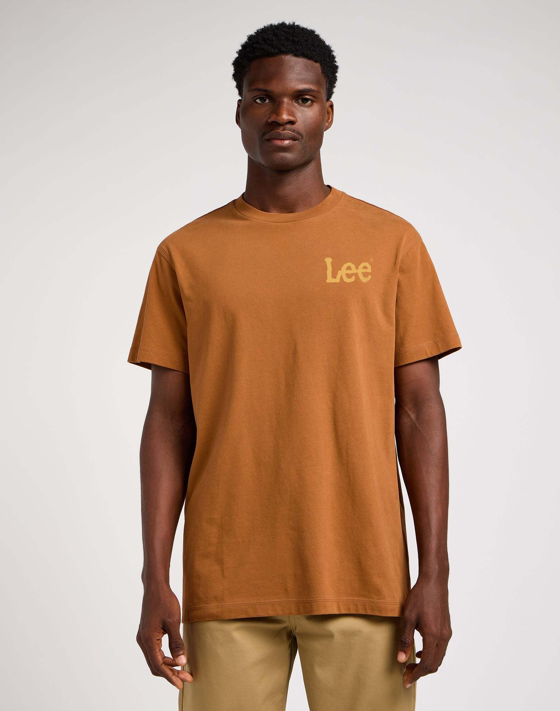 Image of T-shirts Medium Wobbly Tee Herren Braun XL