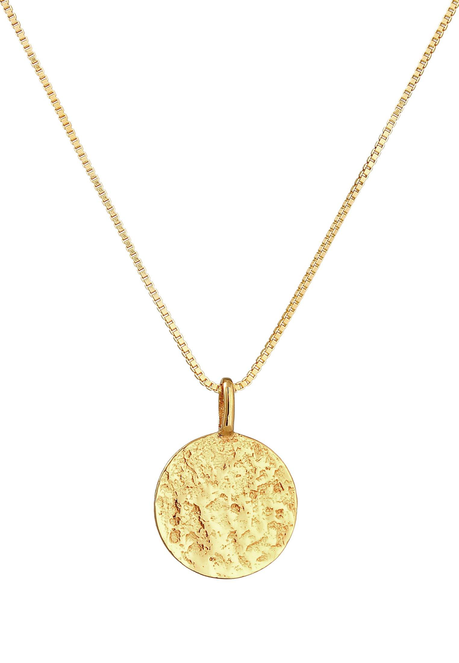 Kuzzoi  Collier Pendentif Pour Homme De Base Martelé 