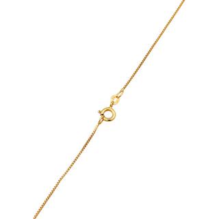 Kuzzoi  Halskette  Basic Coin Plättchen Gehämmert 