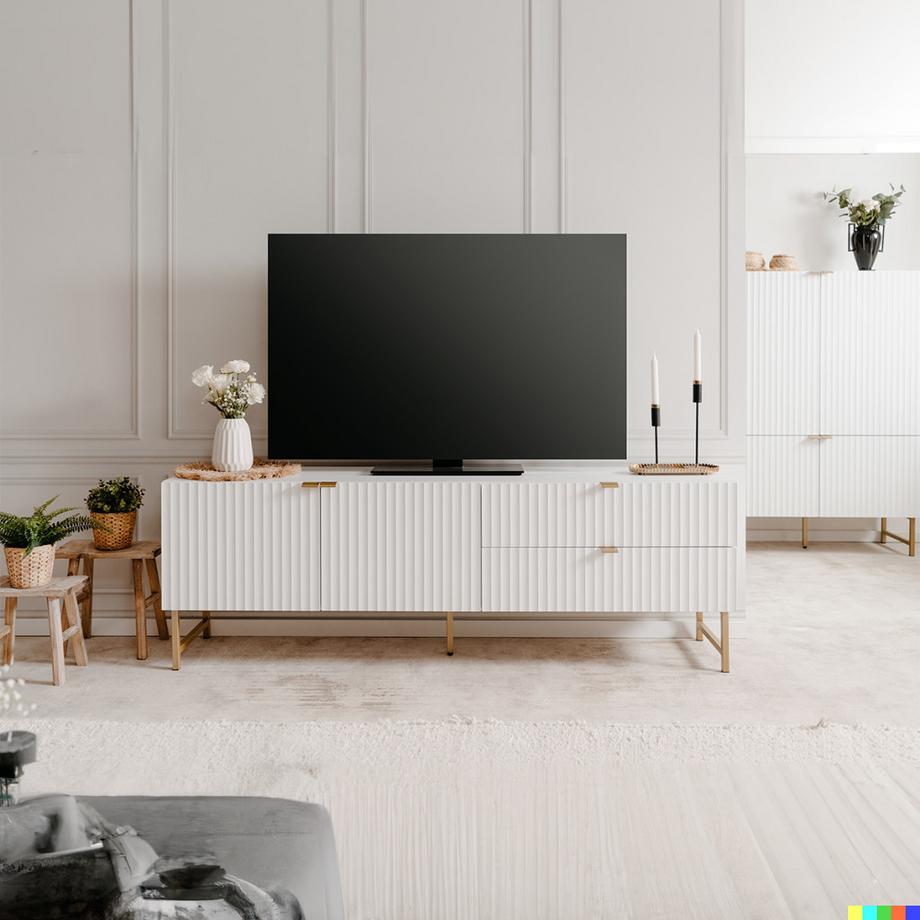 Calicosy Mobile TV 2 Porte 2 Cassetti L179 cm - GLASGOW  