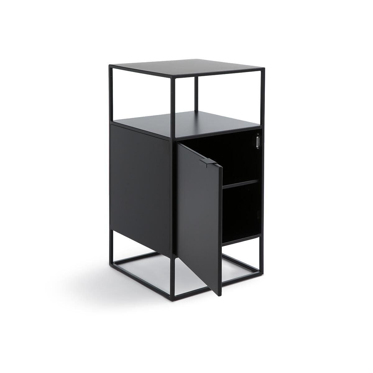 La Redoute Intérieurs Nachttisch aus Metall Stahl  